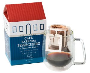 Café Drip Coffee da marca de Café Fazenda Pessegueiro