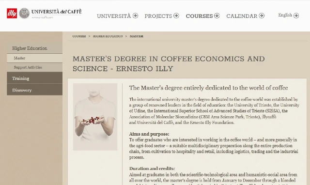 Edição 2023 do International Masters in Coffee Economics and Science Ernesto Illy